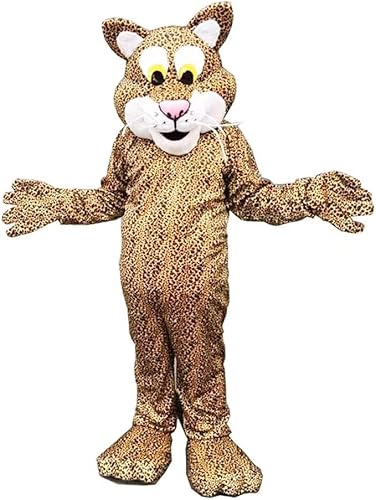 CostumeShine Leoparden-Tiger-Kostüm, Cartoon-Maskottchen-Kostüm für Erwachsene, anpassbarer Ganzkörperanzug mit kühlendem Ventilator und atmungsaktivem Polyester, Halloween, Sportmannschaften CostumeShine Leoparden-Tiger-Kostüm, Cartoon-Maskottchen-Kostüm für Erwachsene, anpassbarer Ganzkörperanzug mit kühlendem Ventilator und atmungsaktivem Polyester, Halloween, Sportmannschaften von Costume Shine