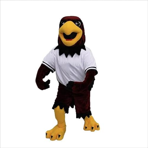 CostumeShine Smiling Hawk Adler in White Shirt Maskottchen Kostüm für Erwachsene – anpassbarer Ganzkörperanzug mit Kühlventilator – Halloween, Sportmannschaften, Firmenveranstaltungen CostumeShine Smiling Hawk Adler in White Shirt Maskottchen Kostüm für Erwachsene – anpassbarer Ganzkörperanzug mit Kühlventilator – Halloween, Sportmannschaften, Firmenveranstaltungen von Costume Shine