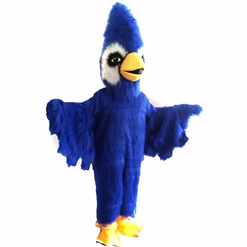 CostumeShine Blauer Vogel Adler Maskottchen Kostüm, Siehe Abbildung, M von CostumeShine