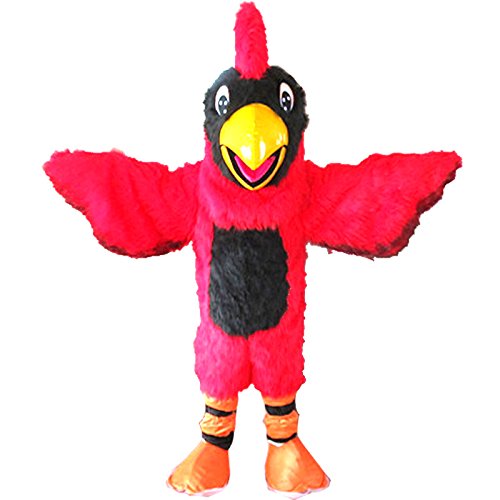 CostumeShine Roter Vogel Adler Maskottchen Kostüm, Siehe Abbildung, M von CostumeShine