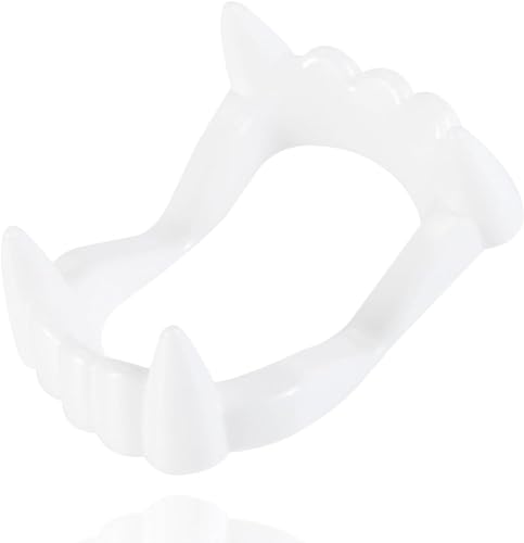 Kinder Vampirzähne - Vampirgebiss Sicheres & stabiles Gebiss zum Aufstecken - für Dracula und Vampir Kostüme - Ideal für Halloween und Fasching von Costumed DRESS TO IMPRESS, FANTASY TO REALITY !