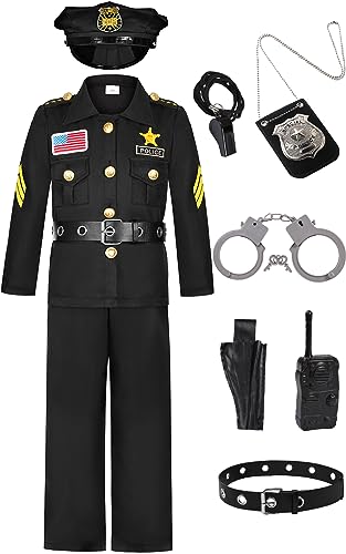 Costumerry Polizistenkostüm für Kinder, Polizeikostüm für Halloween, 3-4T Costumerry Polizistenkostüm für Kinder, Polizeikostüm für Halloween, 3-4T von Costumerry