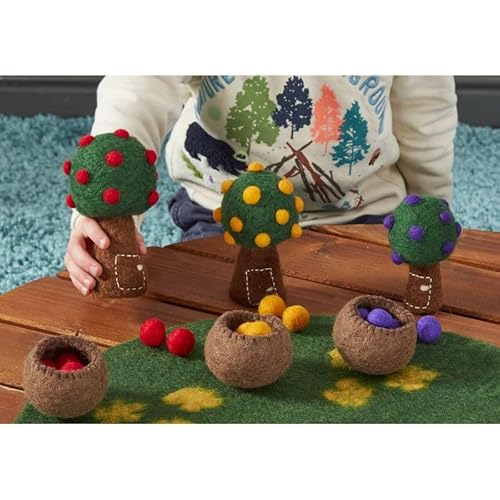Cosy Felt Fruit Trees with Fruit (3Pk) - 52902 von Cosy