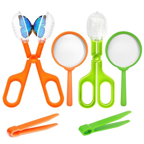 Forscherset für Kinder, 6 Pack Insekten Kinder forschen entdeckerspielzeug Outdoor insektenfänger Kinder inkl. Insektenfangschere, Pinzette, Lupe Forscherset für Kinder, 6 Pack Insekten Kinder forschen entdeckerspielzeug Outdoor insektenfänger Kinder inkl. Insektenfangschere, Pinzette, Lupe von Cosysparks