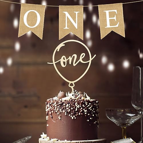 Hölzern Cake Topper 1. Geburtstag, Holz tortendeko 1. geburtstag mit cake topper geburtstag holz banner 1. geburtstag one geburtstag deko für Baby Dusche Erste Geburtstagsparty Zubehör (Ballonstil) Hölzern Cake Topper 1. Geburtstag, Holz tortendeko 1. geburtstag mit cake topper geburtstag holz banner 1. geburtstag one geburtstag deko für Baby Dusche Erste Geburtstagsparty Zubehör (Ballonstil) von Cosysparks