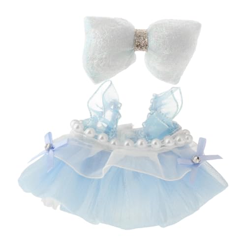 CoudarTitie Ausgestopfte Puppe, Hosenträgerrock, Hosenträgerrock, Kleidung, Foto Requisiten, Prinzessinnenkleid, Machen Sie Ihre Eigenen Puppen für 6,69 Zoll Pupp, Blau von CoudarTitie