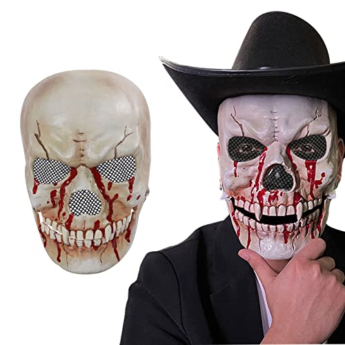Counius Halloween maske,skelett maske mit beweglichem kiefer horror gruselige mask totenkopf für karneval halloween cosplays party Counius Halloween maske,skelett maske mit beweglichem kiefer horror gruselige mask totenkopf für karneval halloween cosplays party von Counius