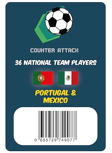 Counter Attack Spielerkarten: Portugal und Mexiko von Counter Attack the football strategy game