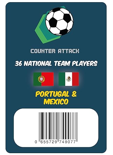 Counter Attack Spielerkarten: Portugal und Mexiko von Counter Attack the football strategy game