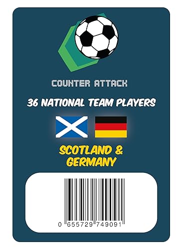 Counter Attack Spielerkarten: Schottland und Deutschland von Counter Attack the football strategy game