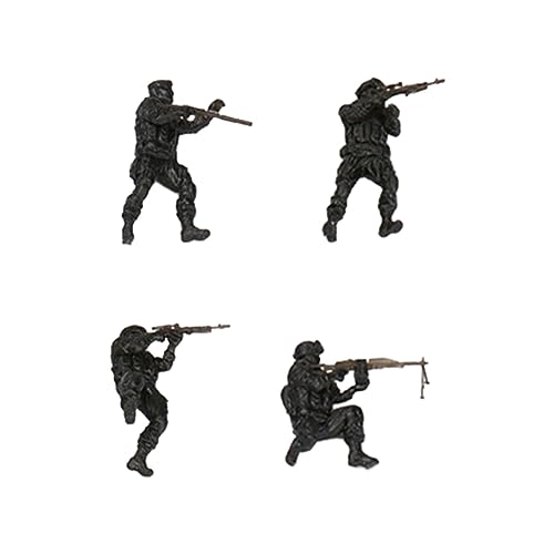 4 Stück 1:72 Cops Figur Modell Sand Tisch Layout Dekoration Diorama Landschaft Dekor Typ A von Courtieyeardceastea
