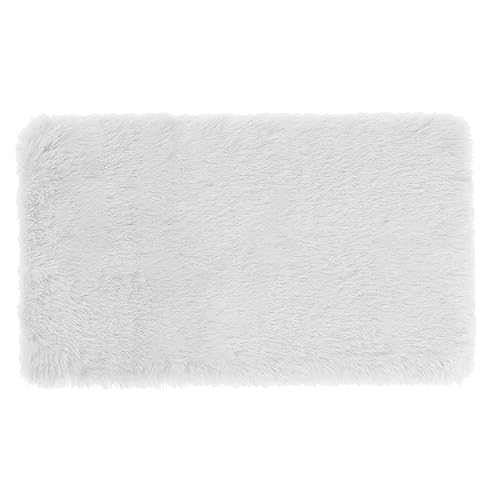 Bodenbeläge für Puppenhausmöbel, Mini-Teppich, Puppenhauszubehör, Weiß, 180 x 120 mm von Courtieyeardceastea