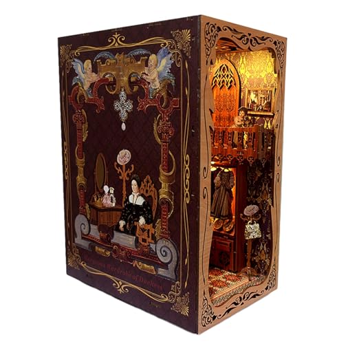 Book Nooks Kits für Puppenhaus Buchladen DIY Miniatur Puppenhaus Buchecken-Kits Typ B von Courtieyeardceastea
