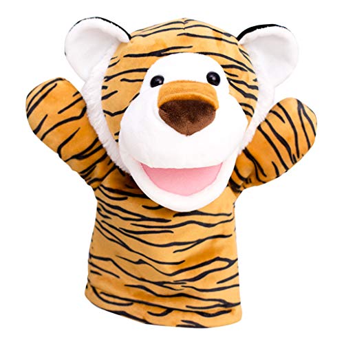 Cartoon-Tier-Handpuppe, Kleinkinder, Babygeschichte, Zeit, Plüschpuppen, Kindergeschenk von Courtieyeardceastea