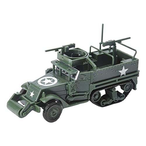 Courtieyeardceastea 1:72 Weltkrieg II M3A1 Miniatur Halbbahn Panzerfahrzeug Modell Grün von Courtieyeardceastea
