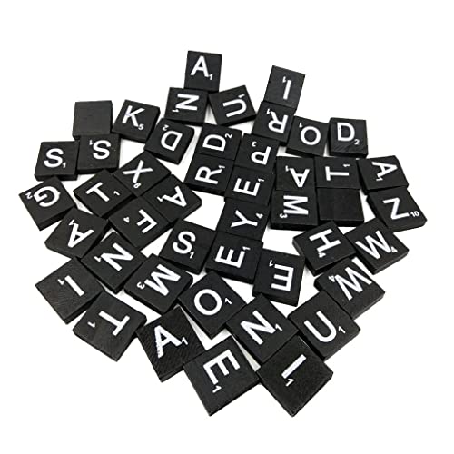 Courtieyeardceastea 100 Stück Großpackung 26 Alphabet Holzbuchstaben & Zahlen für Bastelspiel von Courtieyeardceastea