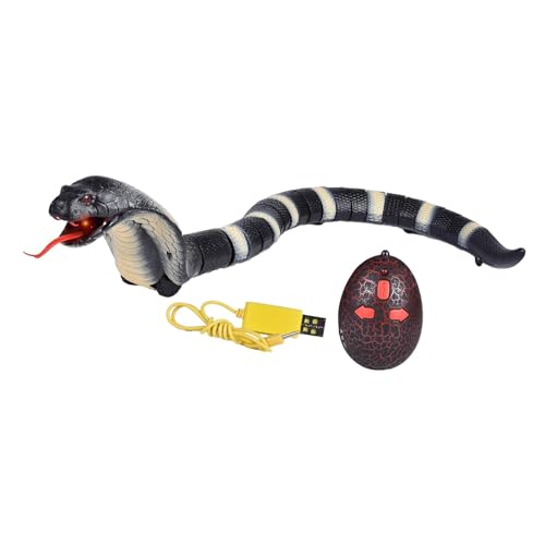 Courtieyeardceastea Rattlesnake Roboterspielzeug USB Wiederaufladbare Schlange Grusel-Trick Spielzeug für Halloween Schwarz 43,5 cm Courtieyeardceastea Rattlesnake Roboterspielzeug USB Wiederaufladbare Schlange Grusel-Trick Spielzeug für Halloween Schwarz 43,5 cm von Courtieyeardceastea