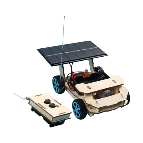 Holz-Solarenergie-Auto-Modell, elektrisches Motorauto für Jungen, Mädchen, Kinder von Courtieyeardceastea