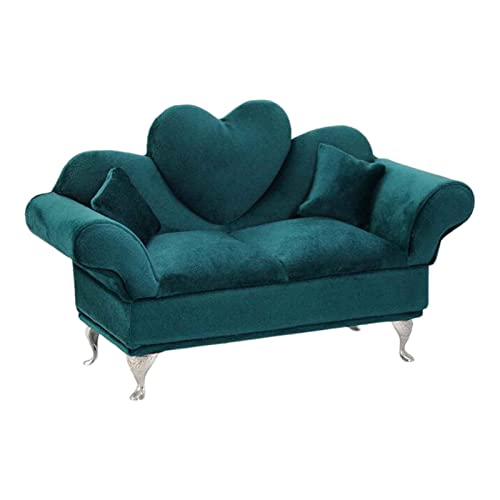 Miniatur Puppen Zubehör Puppenhaus Möbel für Anhänger Halskette Herz Sofa Miniatur Puppen Zubehör Puppenhaus Möbel für Anhänger Halskette Herz Sofa von Courtieyeardceastea
