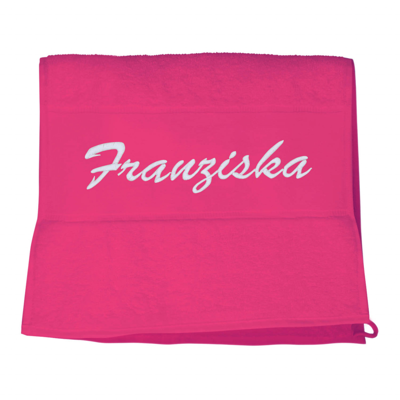 Handtuch Pink mit Stick von Cozy Racoon