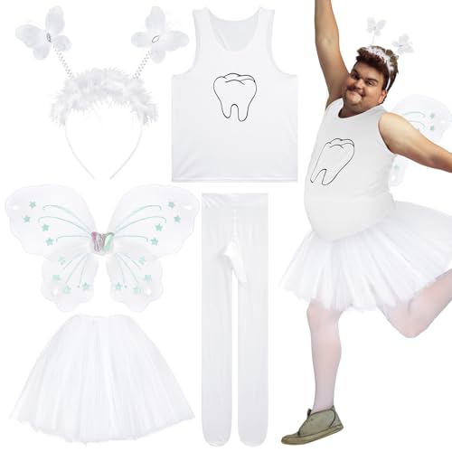 Cozypower Herren Zahnfee Kostüm Herren Zahnfee Erwachsenenkostüm Zahnfee Halloween Kostüm Übergröße Zahnfee für Männer Cozypower Herren Zahnfee Kostüm Herren Zahnfee Erwachsenenkostüm Zahnfee Halloween Kostüm Übergröße Zahnfee für Männer von Cozypower