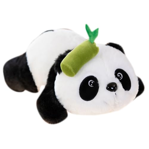 Cpoeof Süßer Panda Plüsch Weiches Kuschelkissen Panda Spielzeug Pandabär Kissen Geschenk zu Weihnachten Geburtstag für Kinder Jungen Mädchen,45cm von Cpoeof