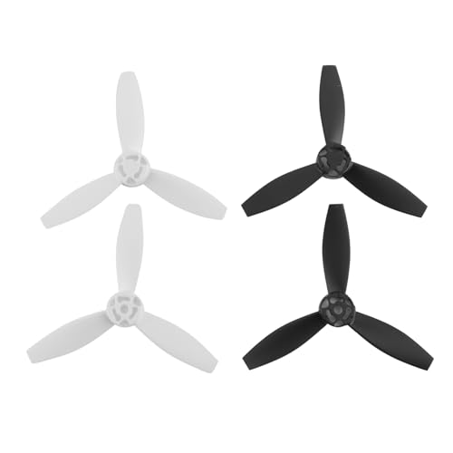 Cpolebev 4 Propeller Requisiten Ersatzteile Klingen für Papagei Bebop 2 Drone Schwarz von Cpolebev