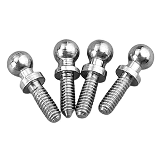 Cpolebev 4 StüCk Metall Kugelkopf Schrauben Kits K989-10 für K969 K979 K989 K999 P929 P939 284131 1/28 RC Auto Teile von Cpolebev