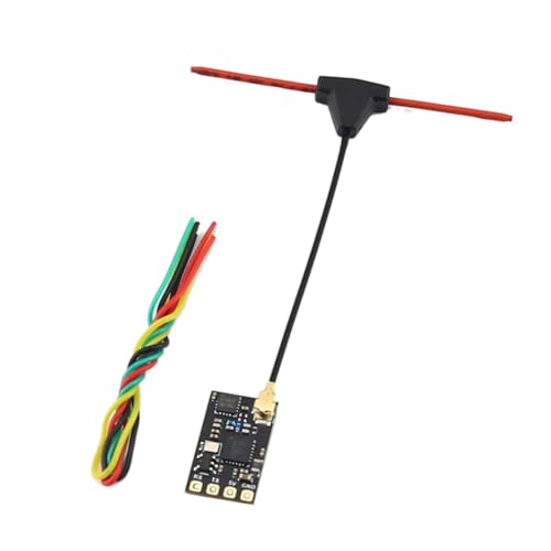 Cpolebev FPV ELRS Empfänger 2,4GHZ Open Source RC Modell Langstrecken Nano 2400RX Festflügel Langstreckenflugzeug Empfang, Einfach zu Bedienen, Feine Verarbeitung von Cpolebev
