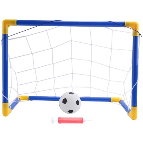 Cpolebev Faltbares Mini-FußBall-FußBall-Torpfosten-Netz-Set mit Pump Kids Sport Indoor-Outdoor-Spiele Spielzeug Kindergeburtstagsgeschenk Plastik Cpolebev Faltbares Mini-FußBall-FußBall-Torpfosten-Netz-Set mit Pump Kids Sport Indoor-Outdoor-Spiele Spielzeug Kindergeburtstagsgeschenk Plastik von Cpolebev