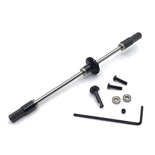 Cpolebev Metall Achse Stahl Getriebe BrüCke Kit für MN D90 MN-90 MN96 MN98 MN99S MN45 1/12 RC Auto Upgrade Teile ZubehöR von Cpolebev