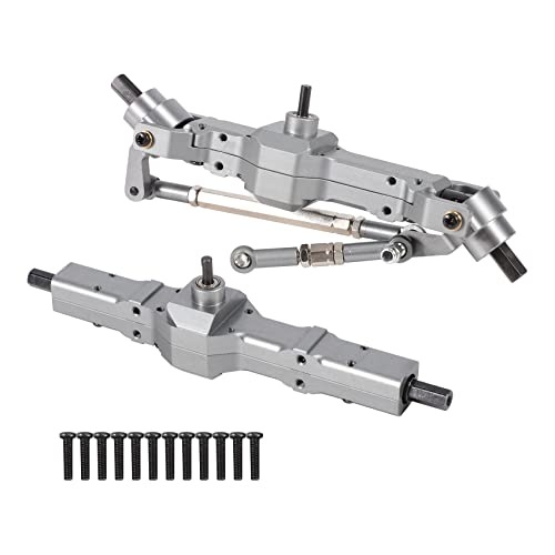Cpolebev Metall Vorder und HinterradbrüCkenachsgetriebe für C14 C24 C34 C44 B14 B24 1/16 RC Auto Upgrade Teile ZubehöR von Cpolebev