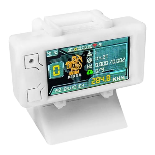 Cpolebev Upgrade NerdMiner 285KH/S BTC Solo Lottery Miner mit Gehäuse Bitcoin Crypto Miner WiFi-Verbindung Niedriger Stromverbrauch Nerd Miner von Cpolebev