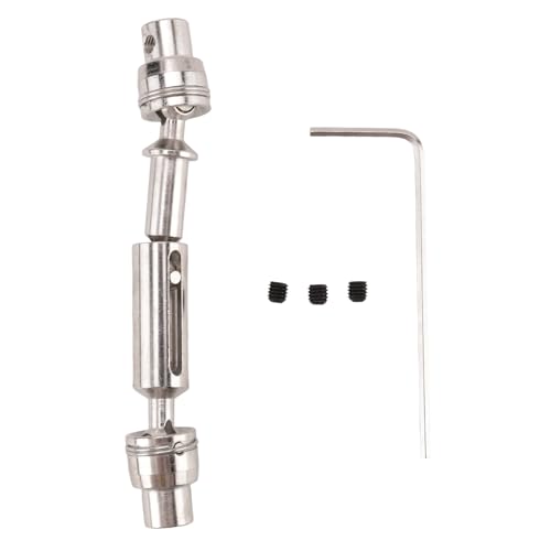 Cpolebev Upgrade der CVD Antrieb Welle Aus Metall für D12 C24 C34 B14 B24 B16 B36 MN D90 MN99S RC Auto Teile ZubehöR, Silber von Cpolebev