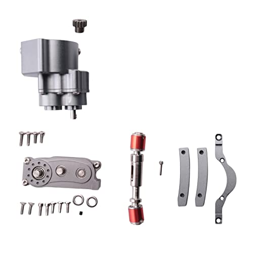 Cpolebev Vorder Motor Getriebe PräFix Getriebe Verteiler Getriebe für 1/10 RC Crawler Auto Axial SCX10 & SCX10 II Teile, von Cpolebev