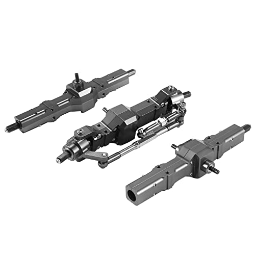 Cpolebev für 1/16 B16 B36 6WD Ersetzen Upgrade Vorne/Hinten/BrüCke Achs Teil Set RC Auto Teile Aluminium Legierung Langlebig von Cpolebev