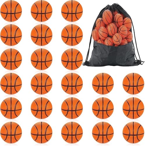 Basketball-Stressbälle Mini-Basketbälle (24 Stück) von Cptoion