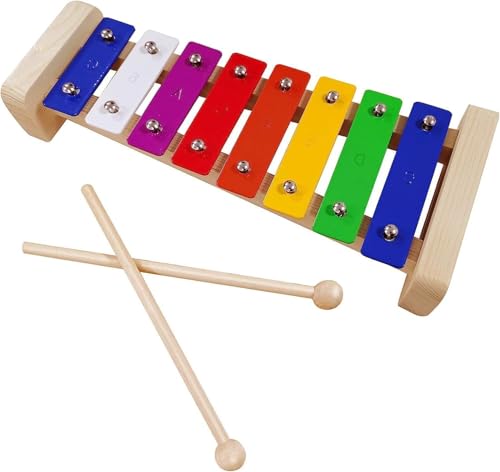 Xylophon Glockenspiel Holz (Mehrfarbig) von Cptoion