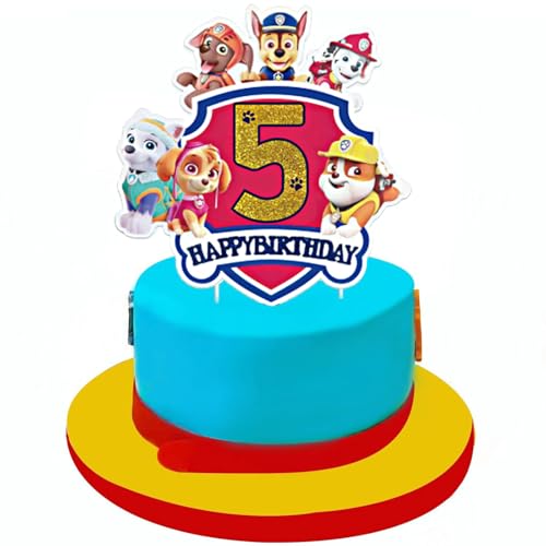 5-Jahre Tortendeko,Happy Birthday Tortendeko,Deko Torte,Kuchen Deko,Theme Torten Deko, für Kinder Baby Party Geburtstag Party Kuchen Dekoration Supplies 5-Jahre Tortendeko,Happy Birthday Tortendeko,Deko Torte,Kuchen Deko,Theme Torten Deko, für Kinder Baby Party Geburtstag Party Kuchen Dekoration Supplies von CraUf