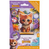 Craft Buddy CAFGR-33GEN103 - Crystal Art, Kitten Wildlife Buddies Pet, Katze, Diamant-Malerei-Set Craft Buddy CAFGR-33GEN103 - Crystal Art, Kitten Wildlife Buddies Pet, Katze, Diamant-Malerei-Set von Craft Buddy Ltd.