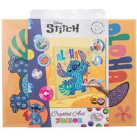 Craft Buddy CAJK-31DNY003 - Crystal Art Junior, Disney Stitch, Bastelset mit Keilrahmen, Diamond Painting von Craft Buddy Ltd.