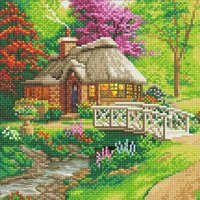 Craft Buddy CAK-TK2M - Crystal Art, Friendship Cottage, Thomas Kinkade Kit, 30 x 30 cm Craft Buddy CAK-TK2M - Crystal Art, Friendship Cottage, Thomas Kinkade Kit, 30 x 30 cm von Craft Buddy Ltd.