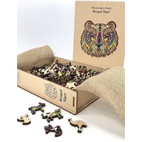 Craft Buddy PUZZWD-01 - Wooden Jigsaw Puzzle, Bengal Tiger, Holzpuzzle, A3 Craft Buddy PUZZWD-01 - Wooden Jigsaw Puzzle, Bengal Tiger, Holzpuzzle, A3 von Craft Buddy Ltd.