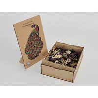 Craft Buddy PUZZWD-02 - Wooden Jigsaw Puzzle, Preening Peacock, Pfau, Holzpuzzle, A3 Craft Buddy PUZZWD-02 - Wooden Jigsaw Puzzle, Preening Peacock, Pfau, Holzpuzzle, A3 von Craft Buddy Ltd.