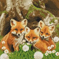 Crystal Art Fuchswelpen 30x30 cm Crystal Art Fuchswelpen 30x30 cm von Craft Buddy Ltd.