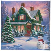 Crystal Art Leinwandbild Snowy Paradise von Craft Buddy Ltd.