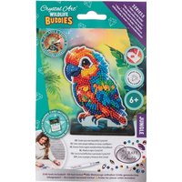 Craft Buddy CAFGR-31GEN043 - Crystal Art Wildlife Buddies, Jungle, Parrot, Papagei, Serie 5, Diamond Painting von Craft Buddy