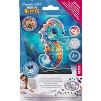 Craft Buddy CAFGR-31GEN048 - Crystal Art Wildlife Buddies, Ocean, Seahorse, Seepferdchen, Serie 5, Diamond Painting von Craft Buddy