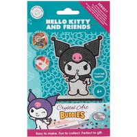 Craft Buddy CAFGR-33HKU089 - Crystal Art Buddies, Hello Kitty and Friends, Kuromi, Diamant-Malerei-Set von Craft Buddy