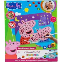 Craft Buddy CAJK-33PPP009 - Crystal Art Junior, Peppa Pig, 25x20cm, Diamant-Malerei-Set von Craft Buddy